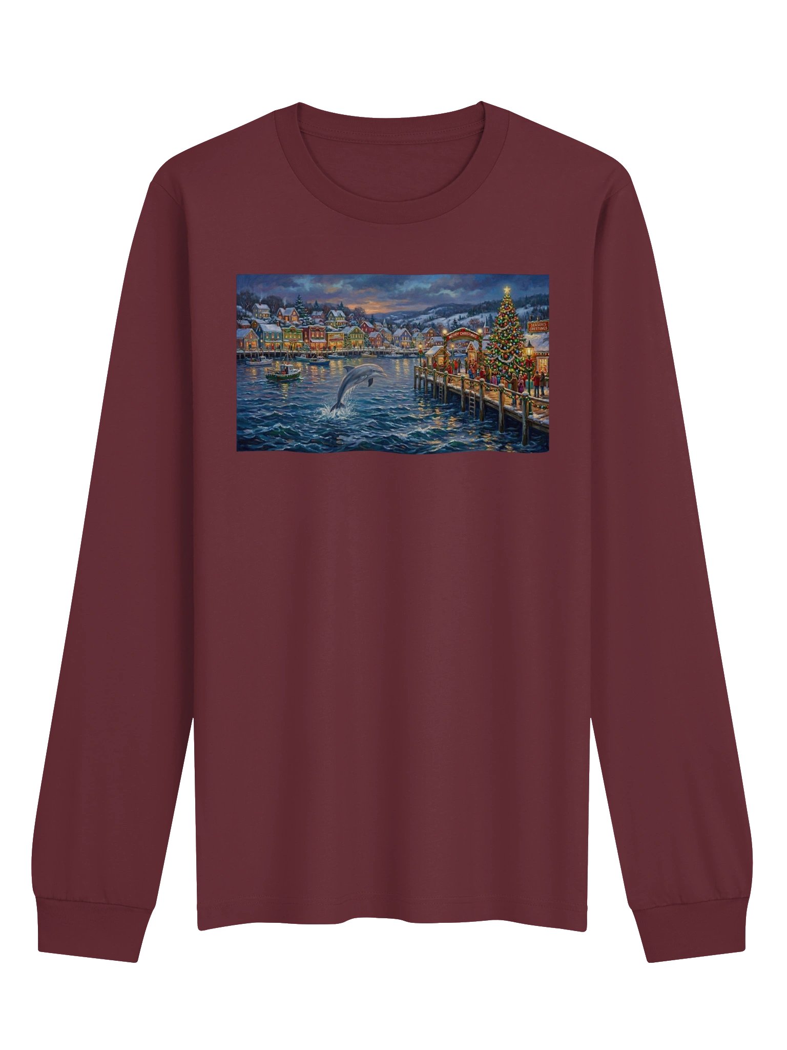 Holiday By The Sea | Festive Dolphin product image (1)