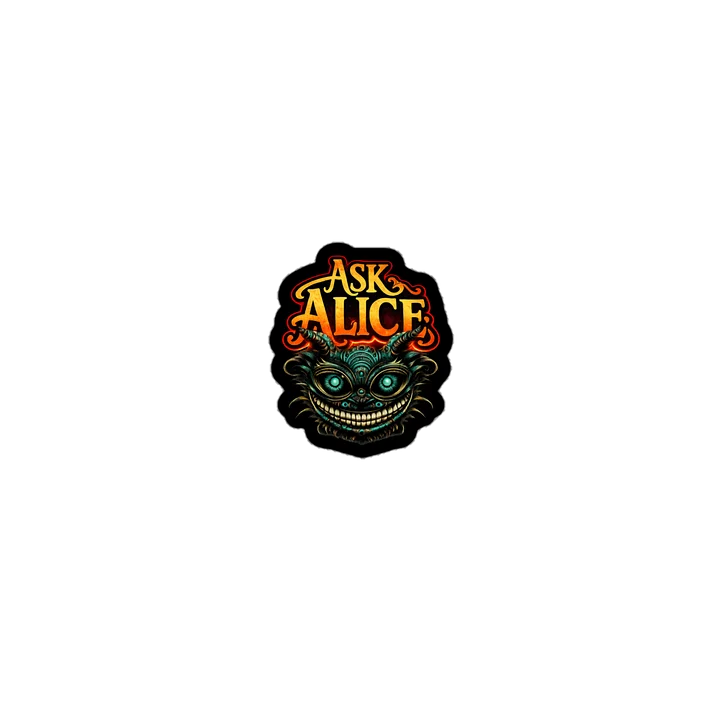 Ask Alice Cut-Out Sticker product image (1)