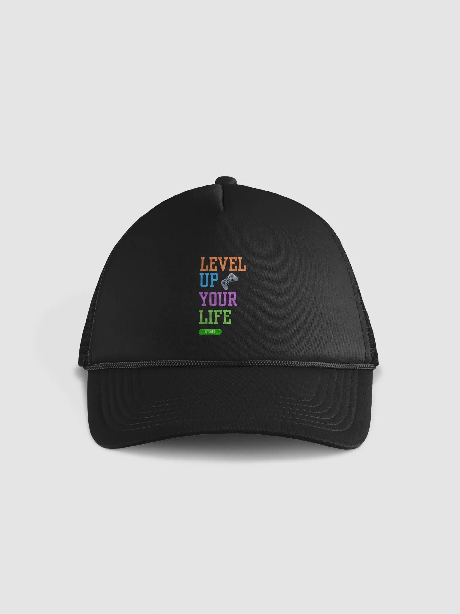 Level Up Foam Trucker Hat product image (1)