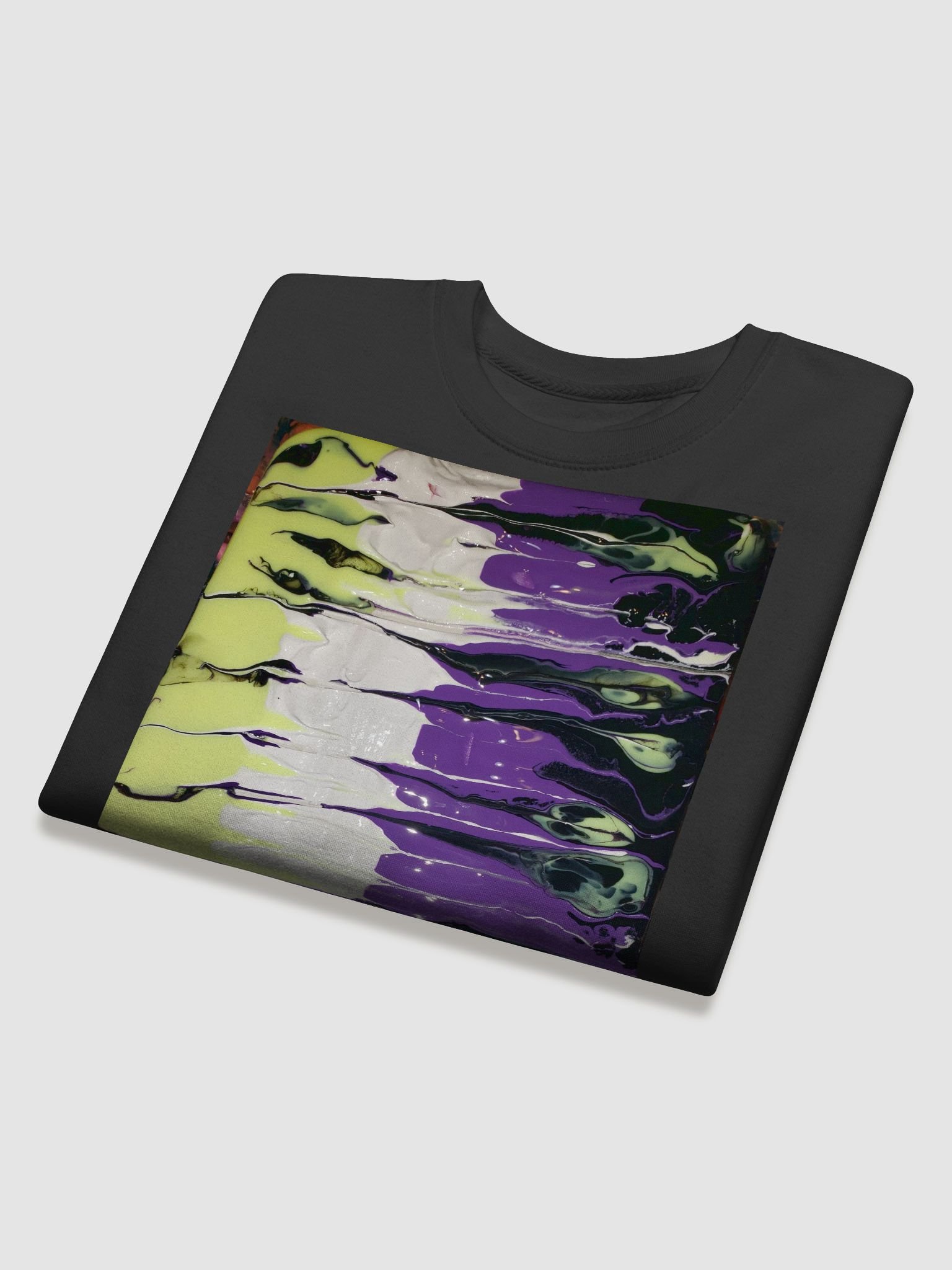 Pride Month Non Binary Flag Pouring art product image (4)
