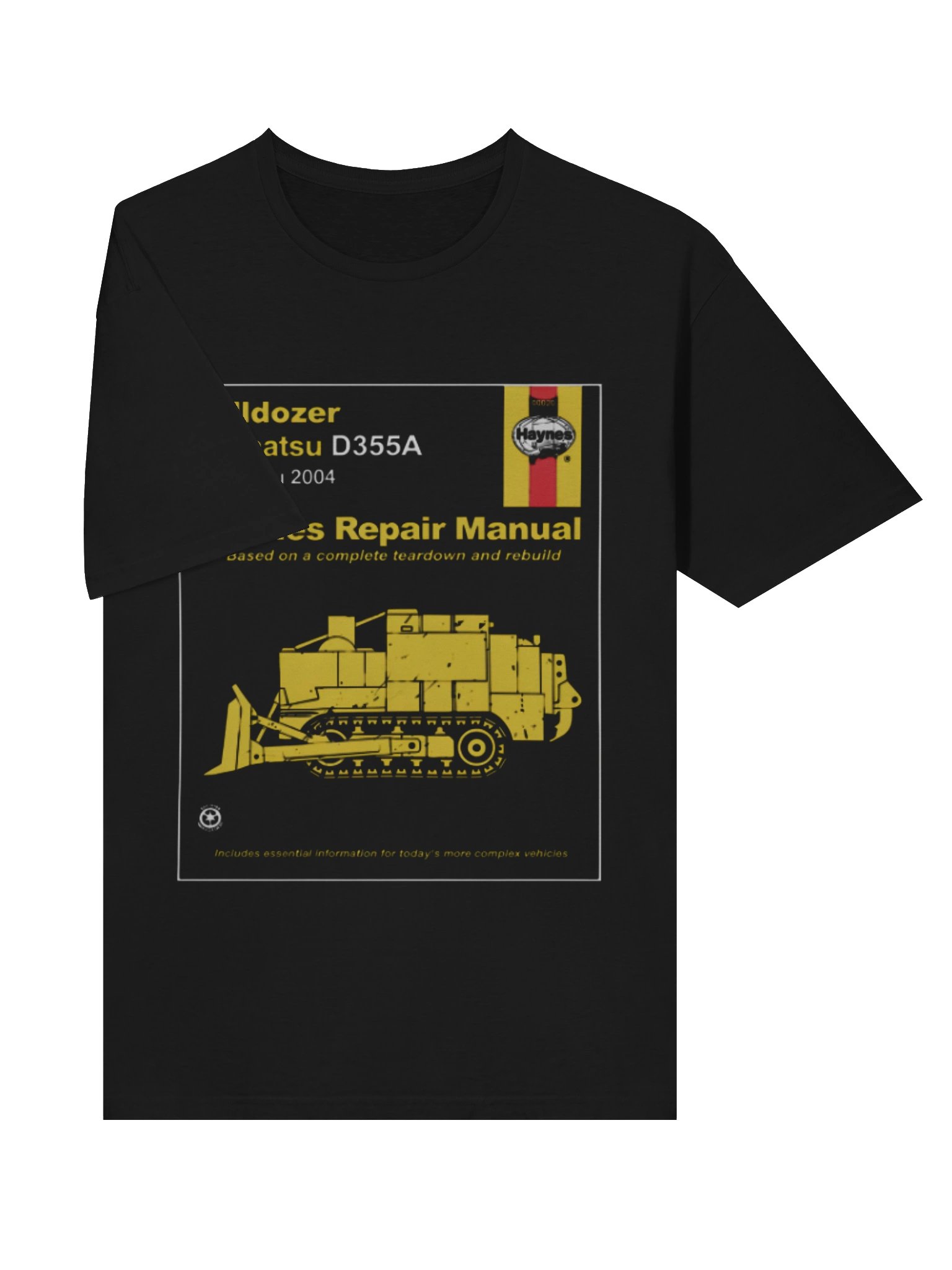 Killdozer Komatsu Haynes Repair Manual T-Shirt product image (3)
