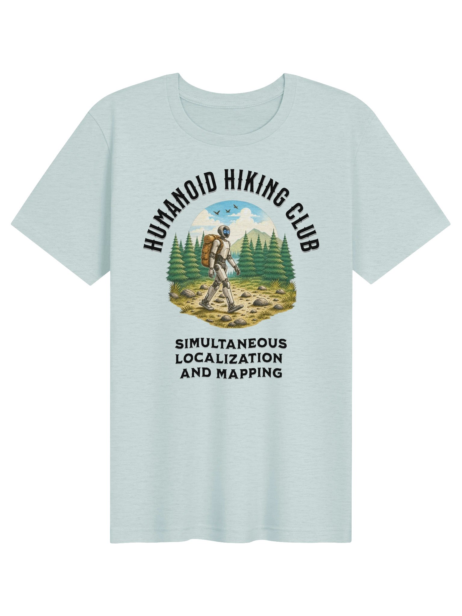 Humanoid Hiking Club | SLAM Robotics Tee product image (1)