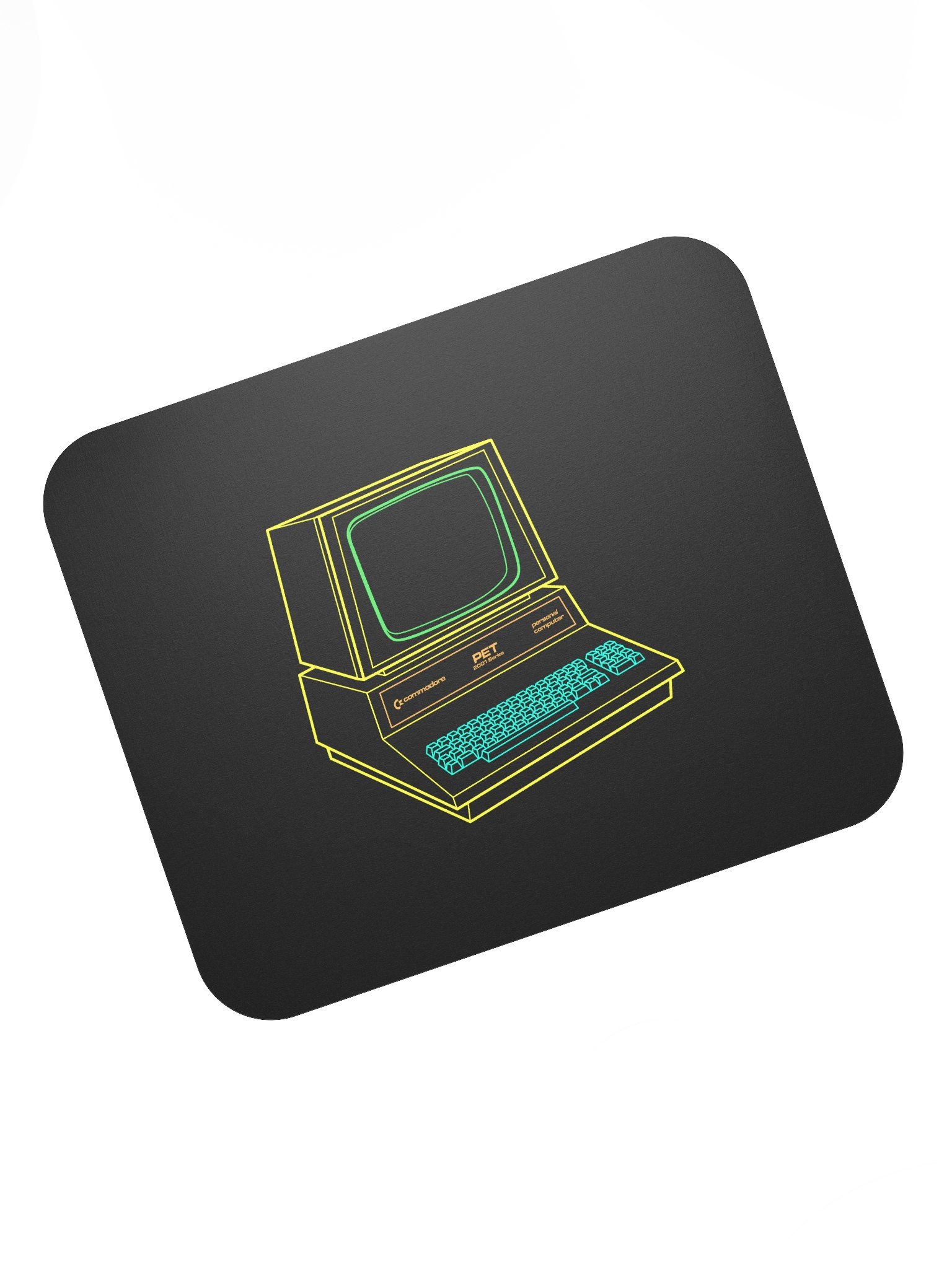 Black Commodore PET Computer Line Art Mouse Pad product image (7)