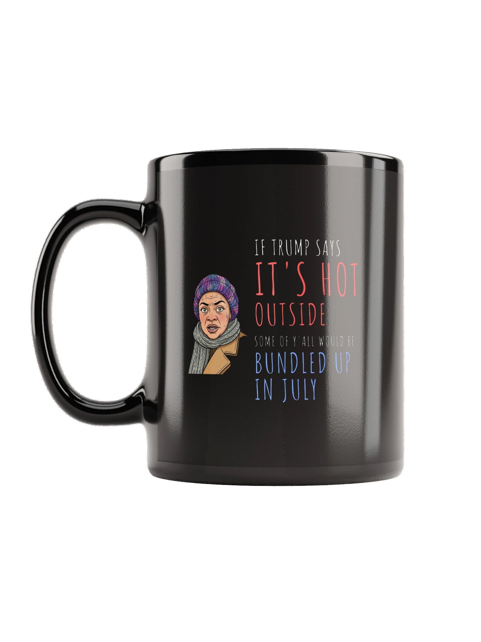 The Weather Girl Mug - Black product image (1)
