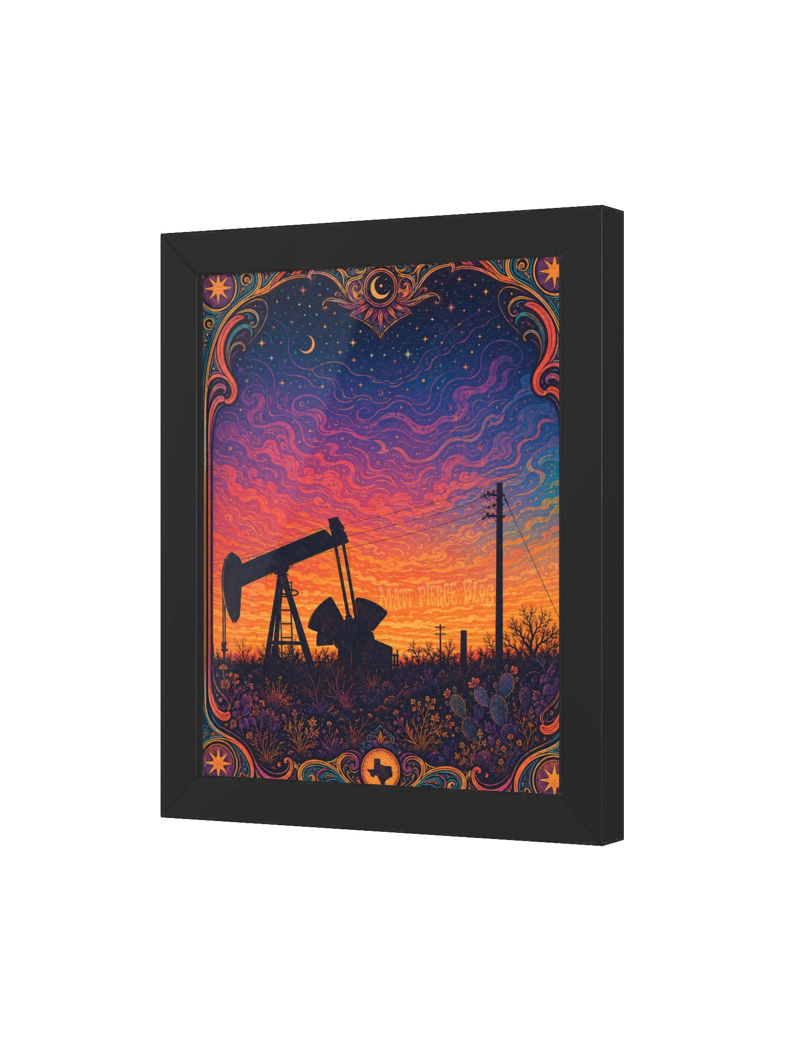 Big Spring Oilfield — Original Wall Art by Matt Pierce product image (8)