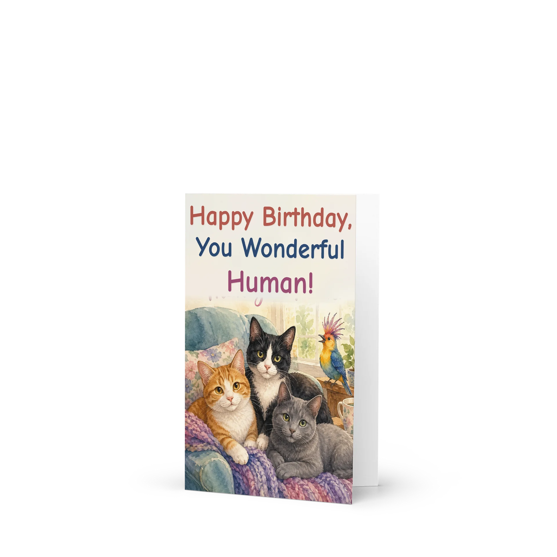 Wonderful Human Birthday Pet Card product image (1)