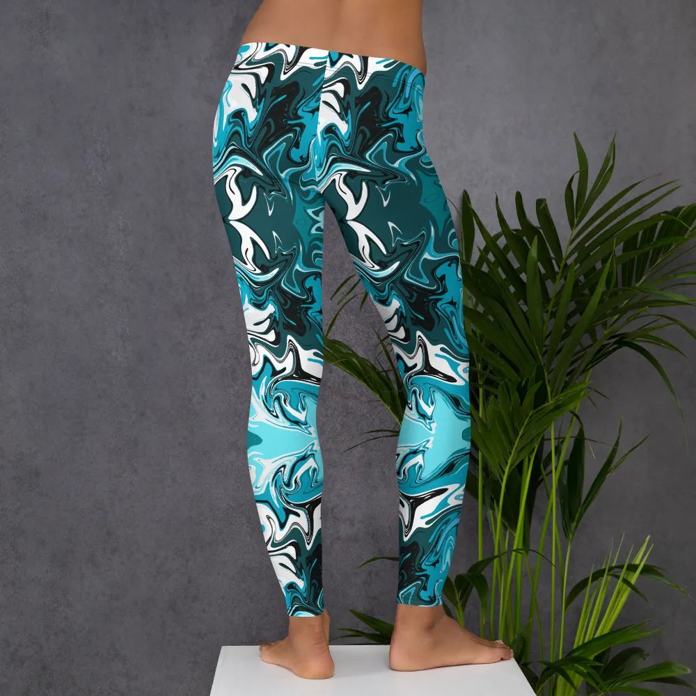 Blue Swirl Leggings product image (8)