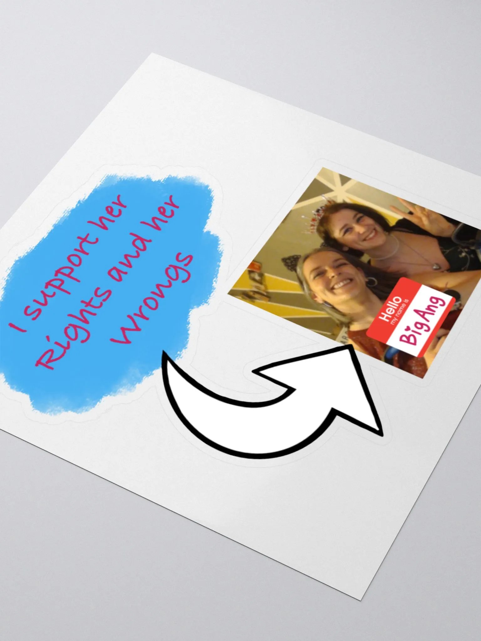 Big Ang Support Sticker product image (7)