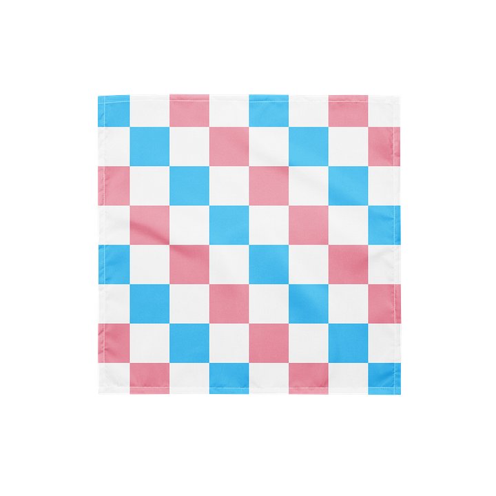 Trans Checkered Bandana product image (1)
