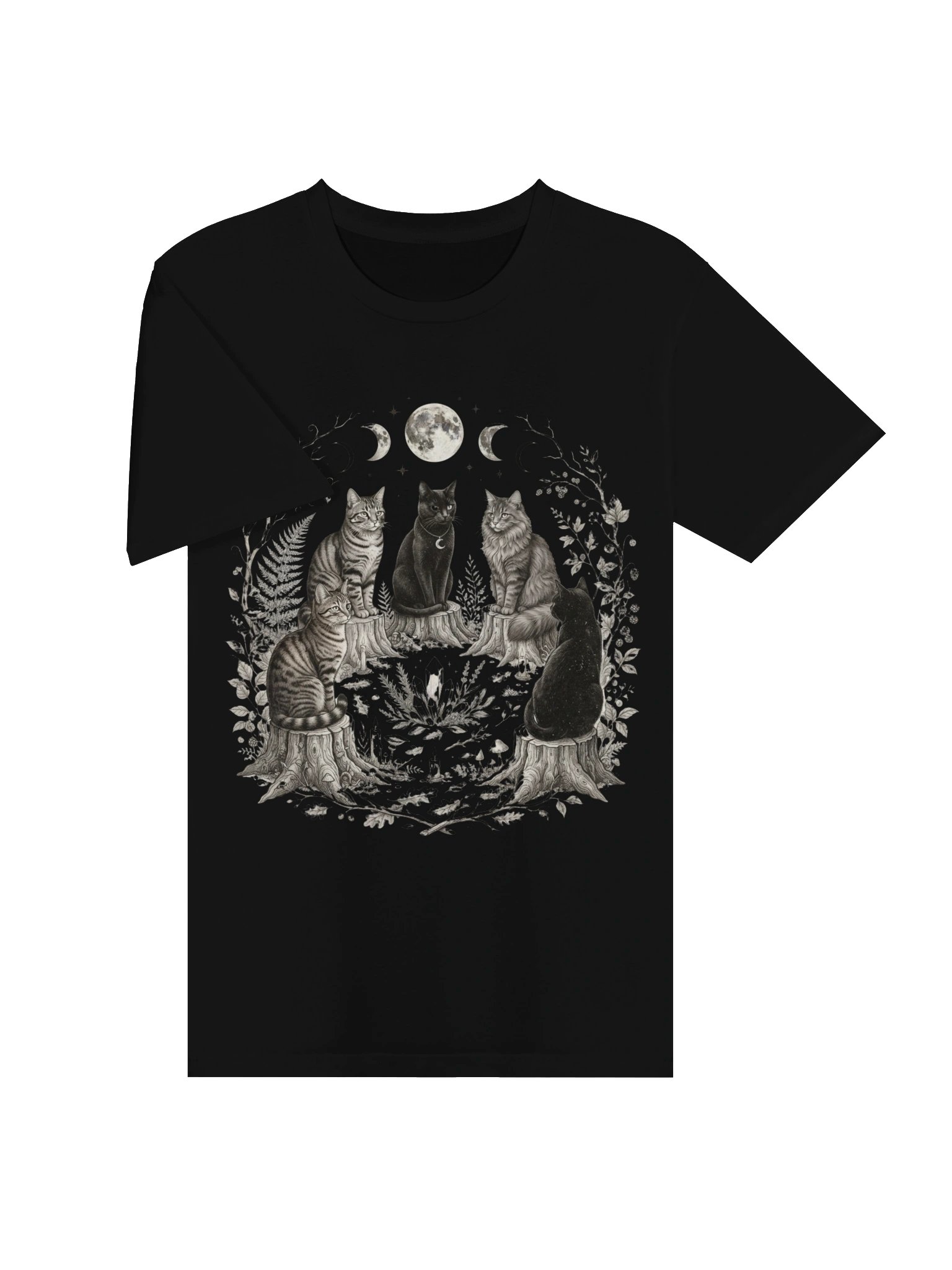 Witchy Moon Cats Tee product image (4)