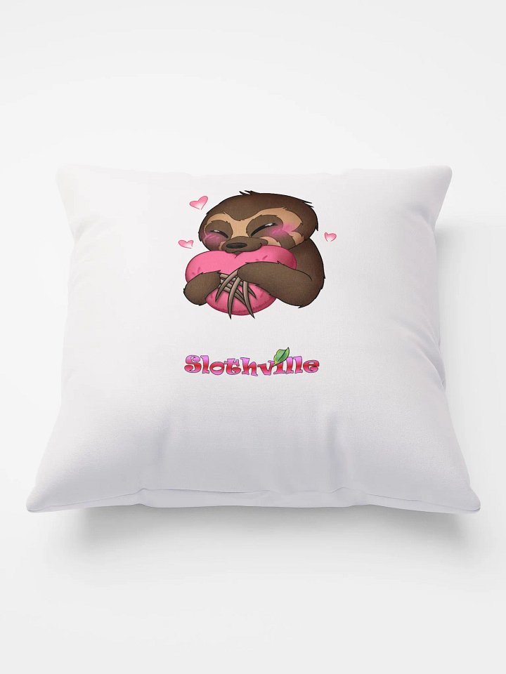 Slothville Love All-Over Pillow product image (2)