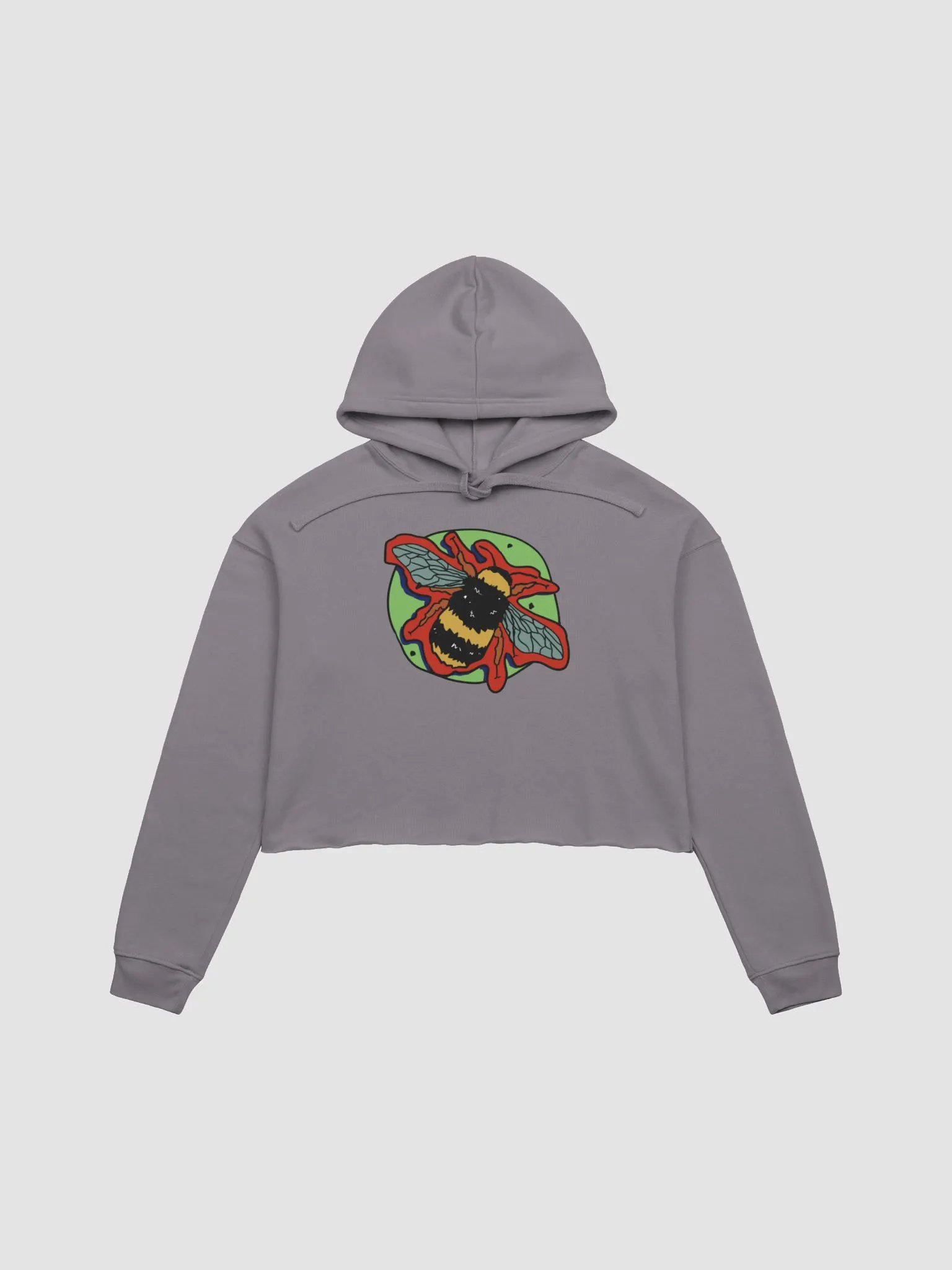 Vaporbee fleece crop hoodie product image (2)