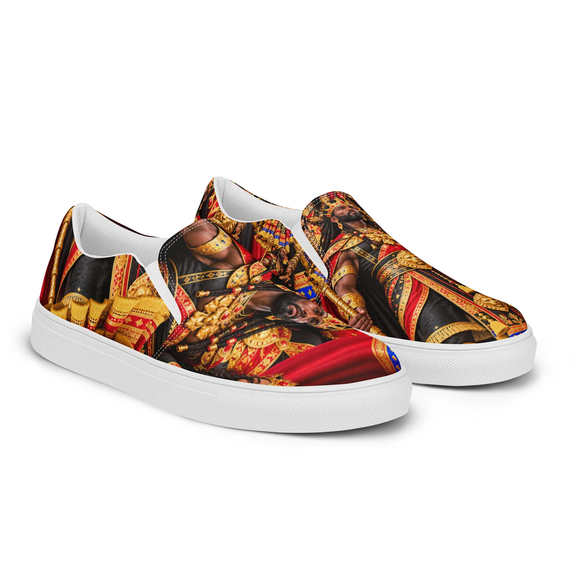 RamJewEL’s Royalty 2 Slip-On Canvas Shoes Design W1 product image (2)