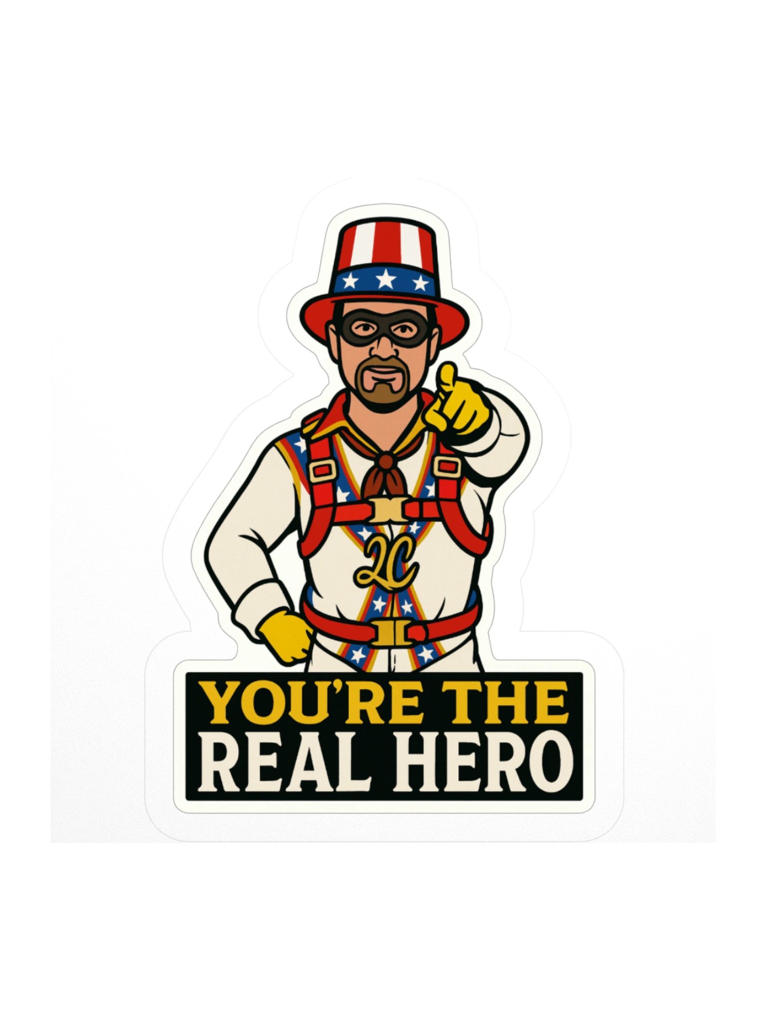 Real Hero Sticker product image (1)