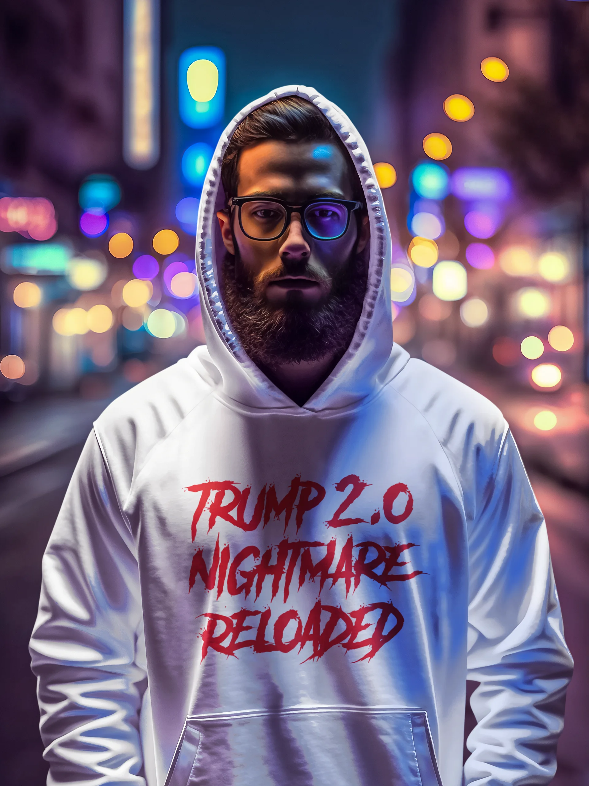 Trump 2.0 Nightmare Hoodie - Progressive Sweatshirt product image (1)