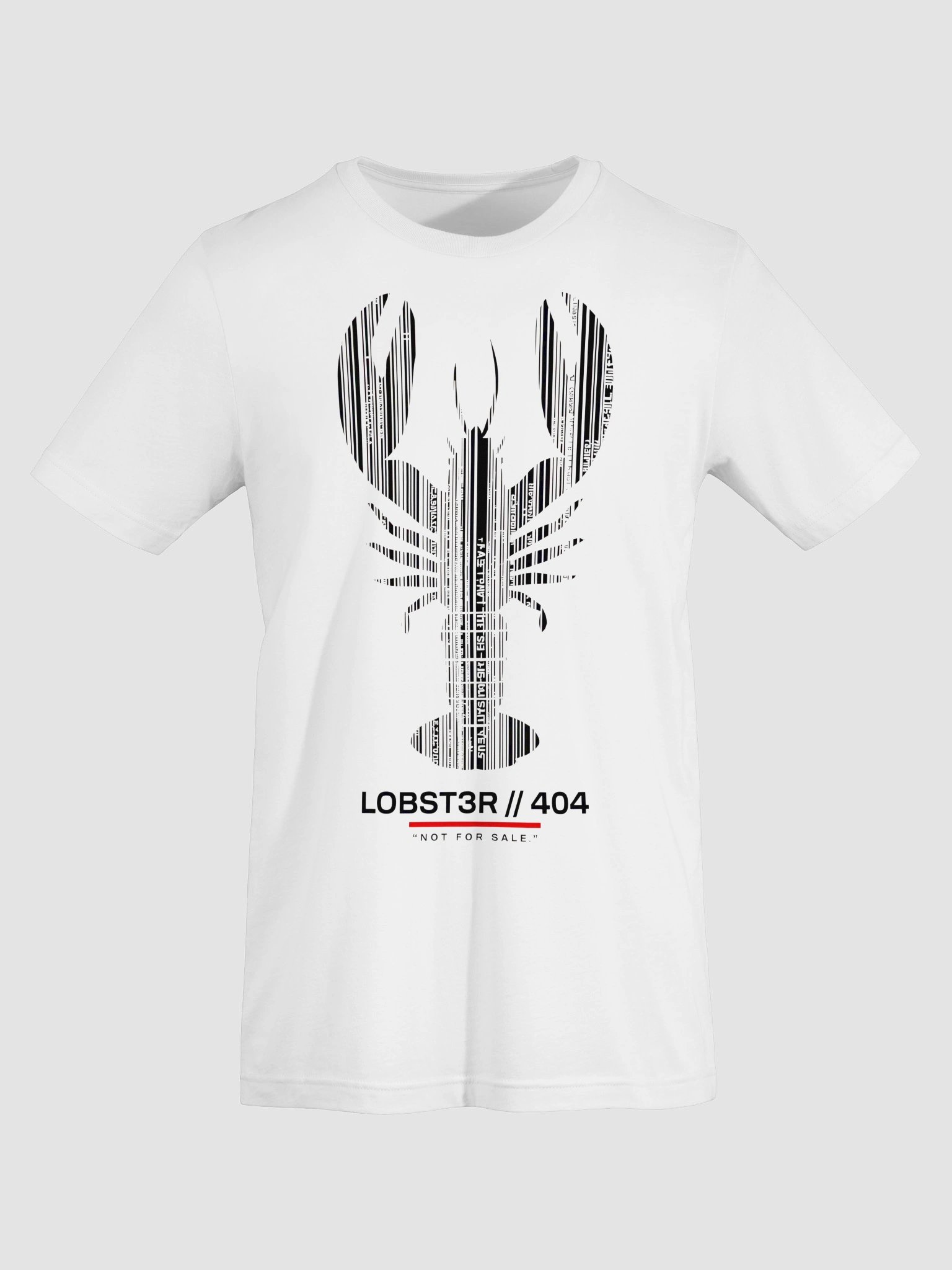 Barcode Identity T-Shirt | Industrial Lobster Graphic Tee product image (9)
