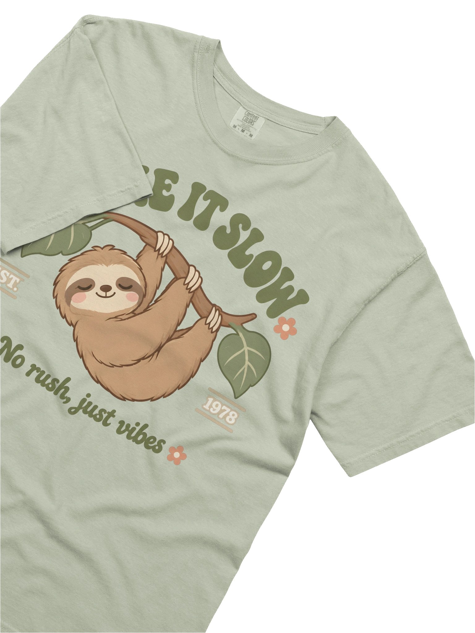 Take It Slow Sloth Graphic Tee product image (3)
