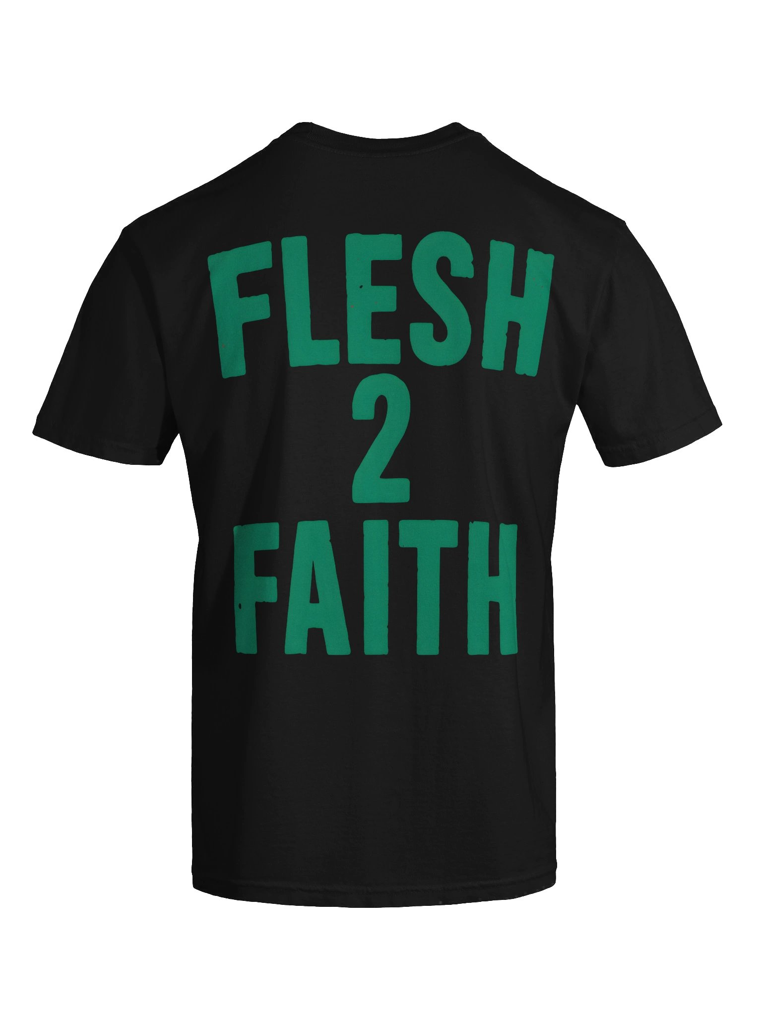 From Flesh 2 Faith — Logo Tee (Green) product image (9)