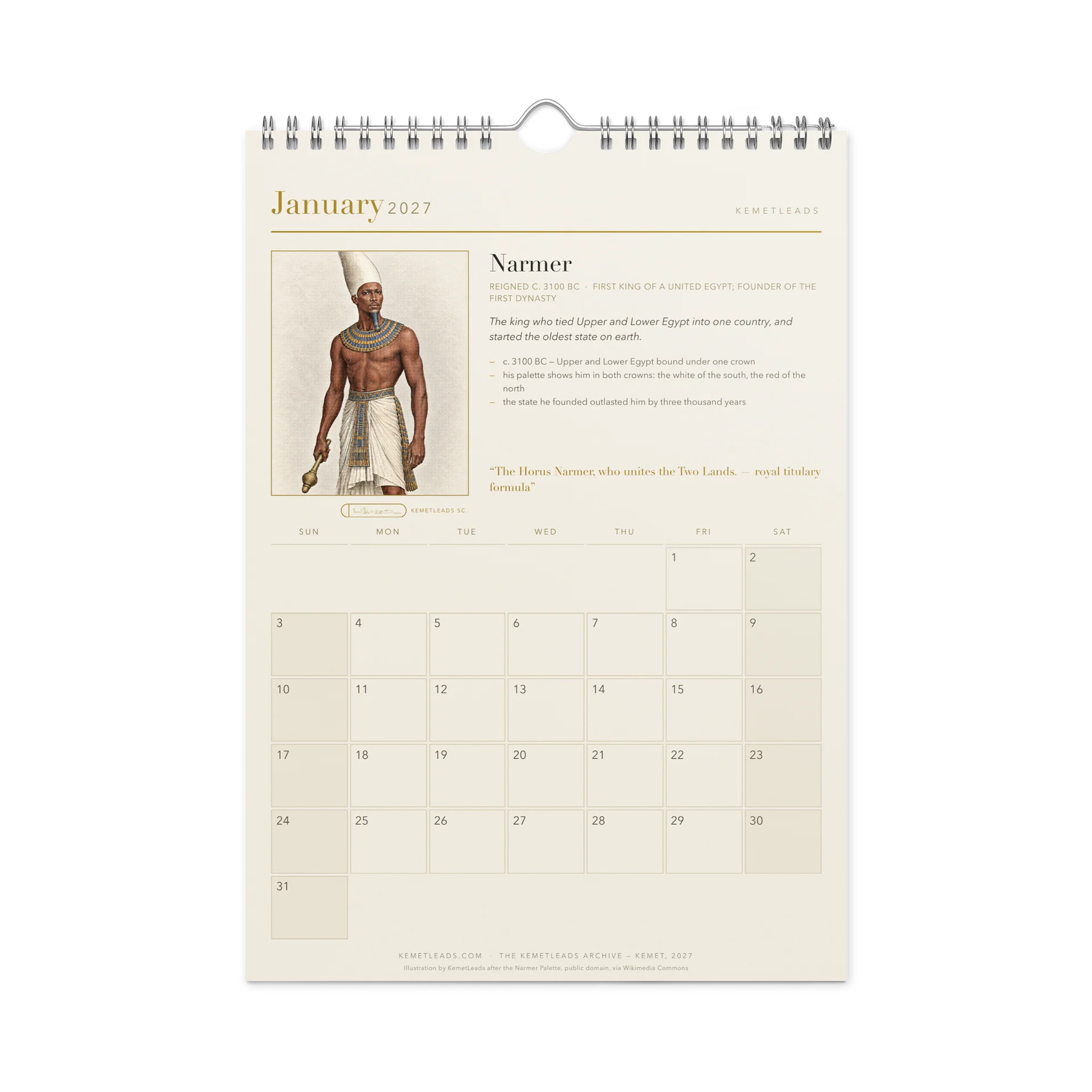 Kemet — 2027 Wall Calendar product image (6)