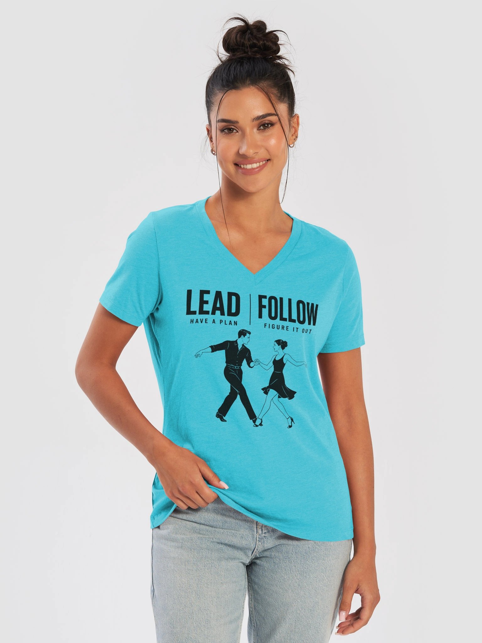 Lead.Follow - Womans V-Neck product image (22)