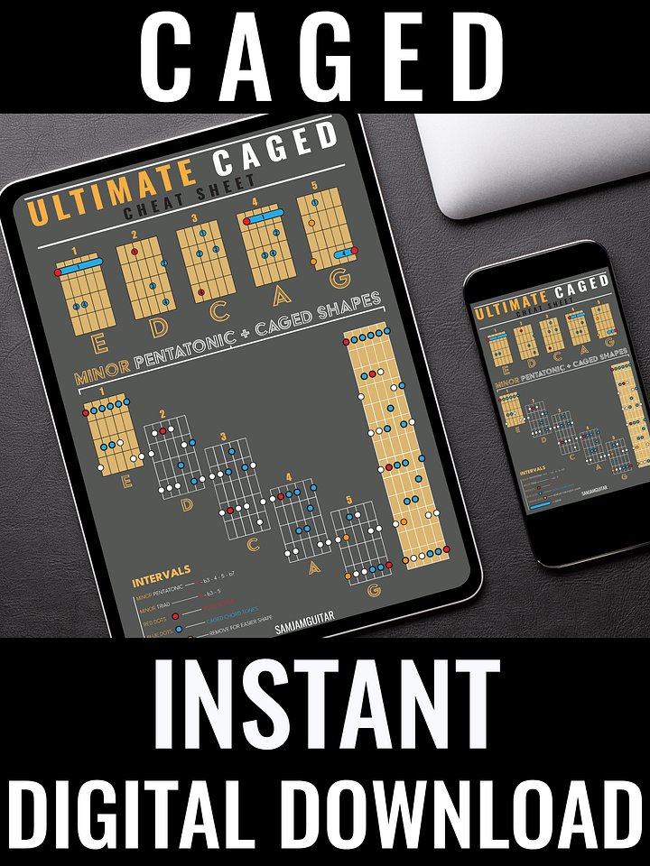 🎸 Ultimate CAGED Guitar Poster Bundle (Digital Download) product image (2)
