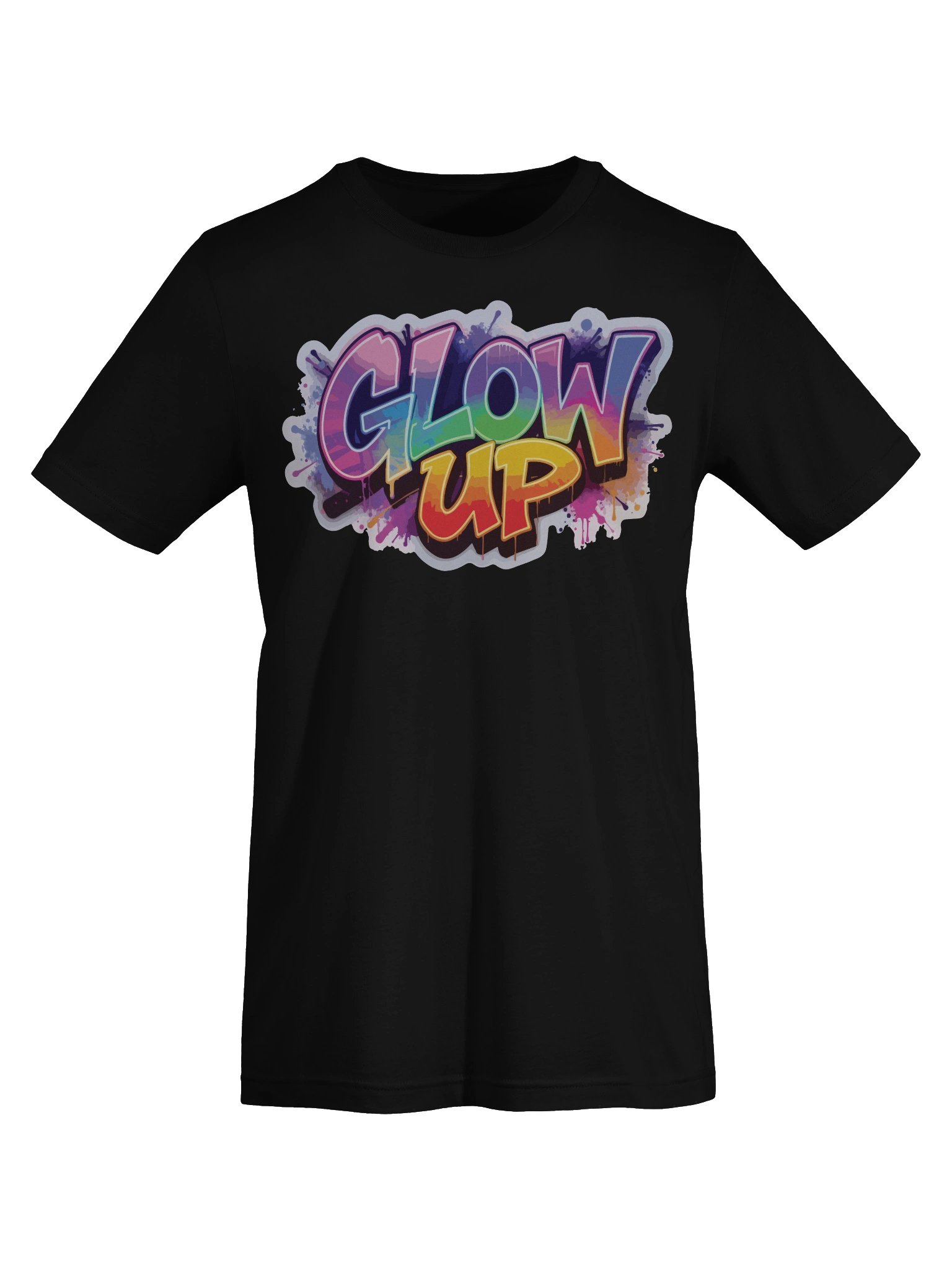 Glow Up Graffiti T-Shirt - Unisex T-Shirt – Premium Printed T-Shirt for Everyday Casual & Streetwear product image (7)