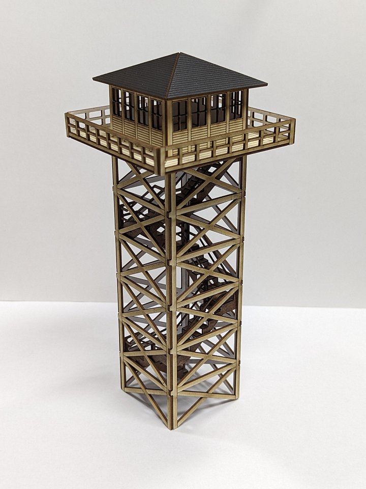 HO Fire Tower with Stairs product image (2)