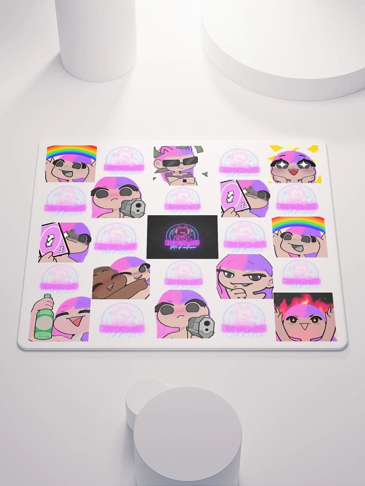 CADHD Logo+Emote Mousepad product image (1)