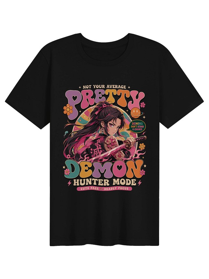 Pretty Demon Hunter Anime T-Shirt product image (1)