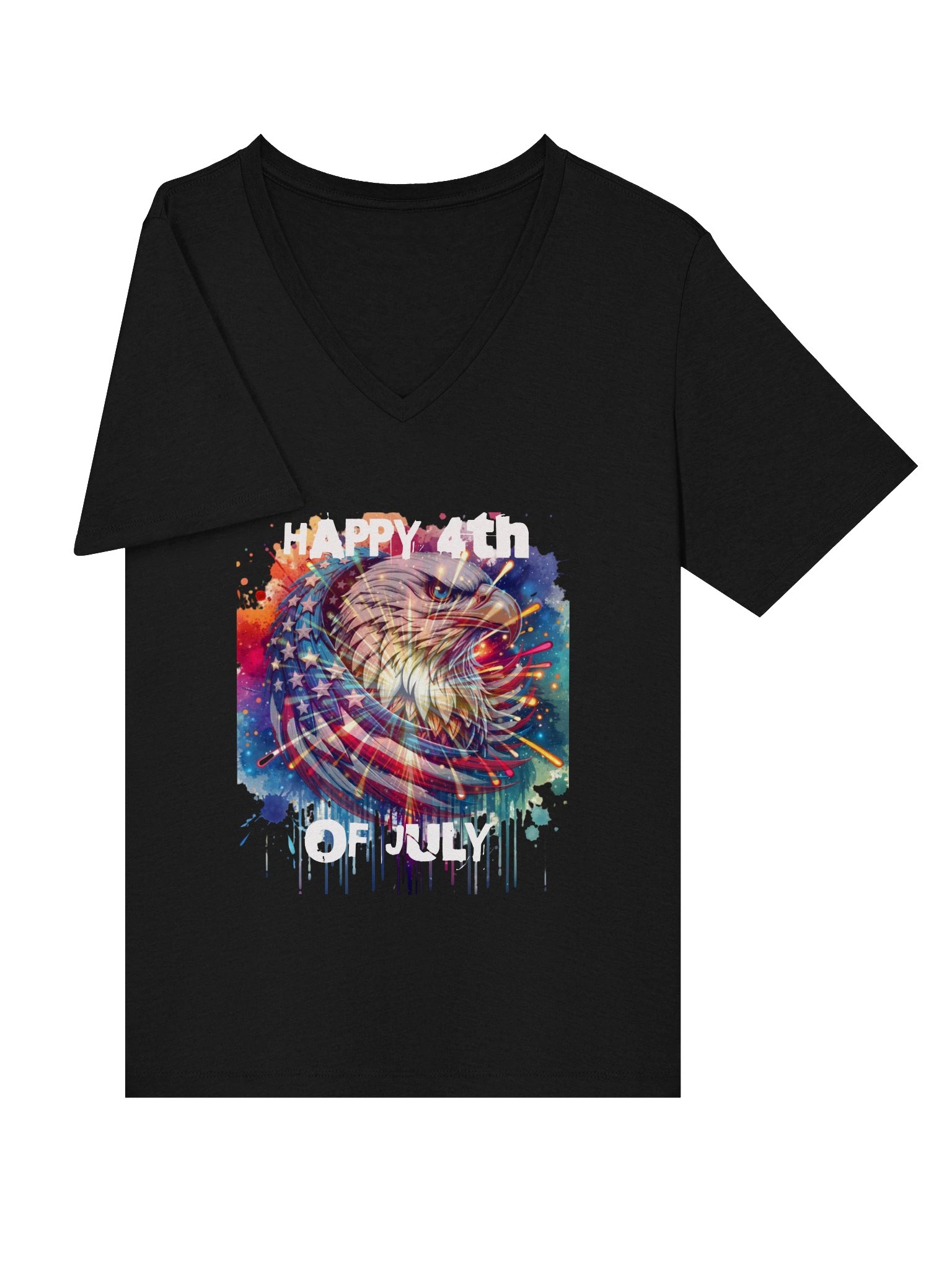 Womans V neck 4th Of July product image (12)