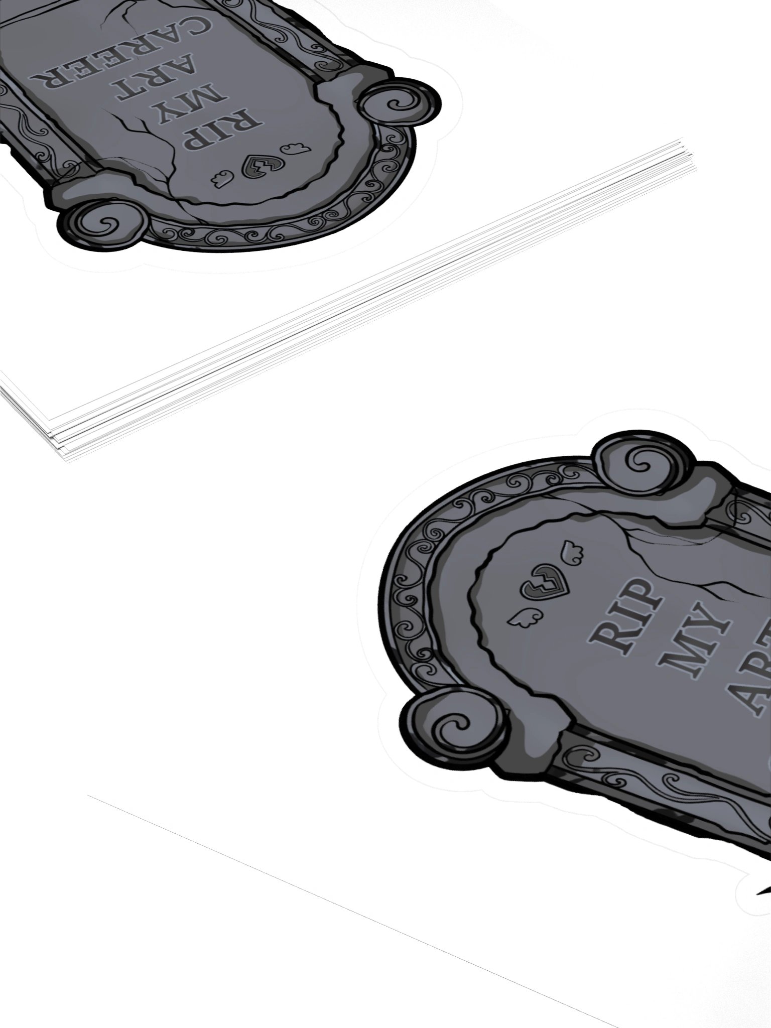 RIP Art Career Sticker product image (4)