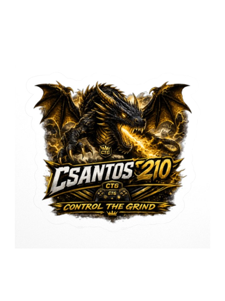 CSANTOS210 Inferno Crest Sticker product image (2)