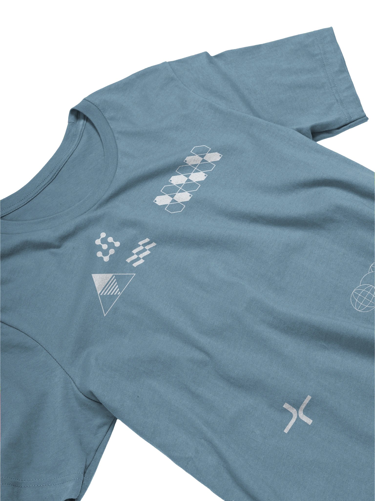 Black and White Geometric T-Shirt - Abstract Minimalist Graphic Tee product image (2)
