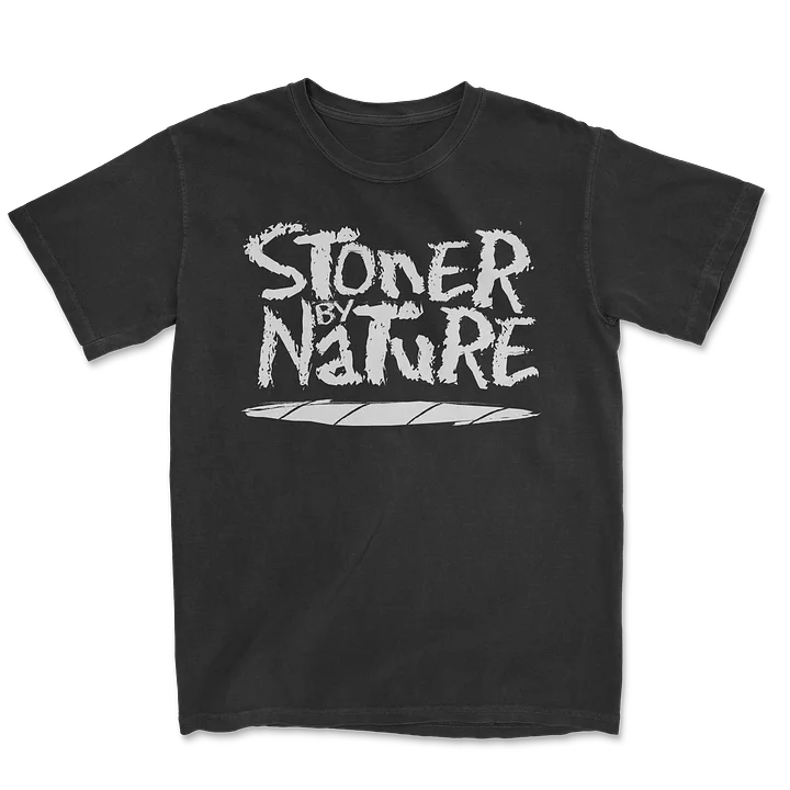 STONER BY NATURE WHITE JOINT TEE BLACK product image (1)