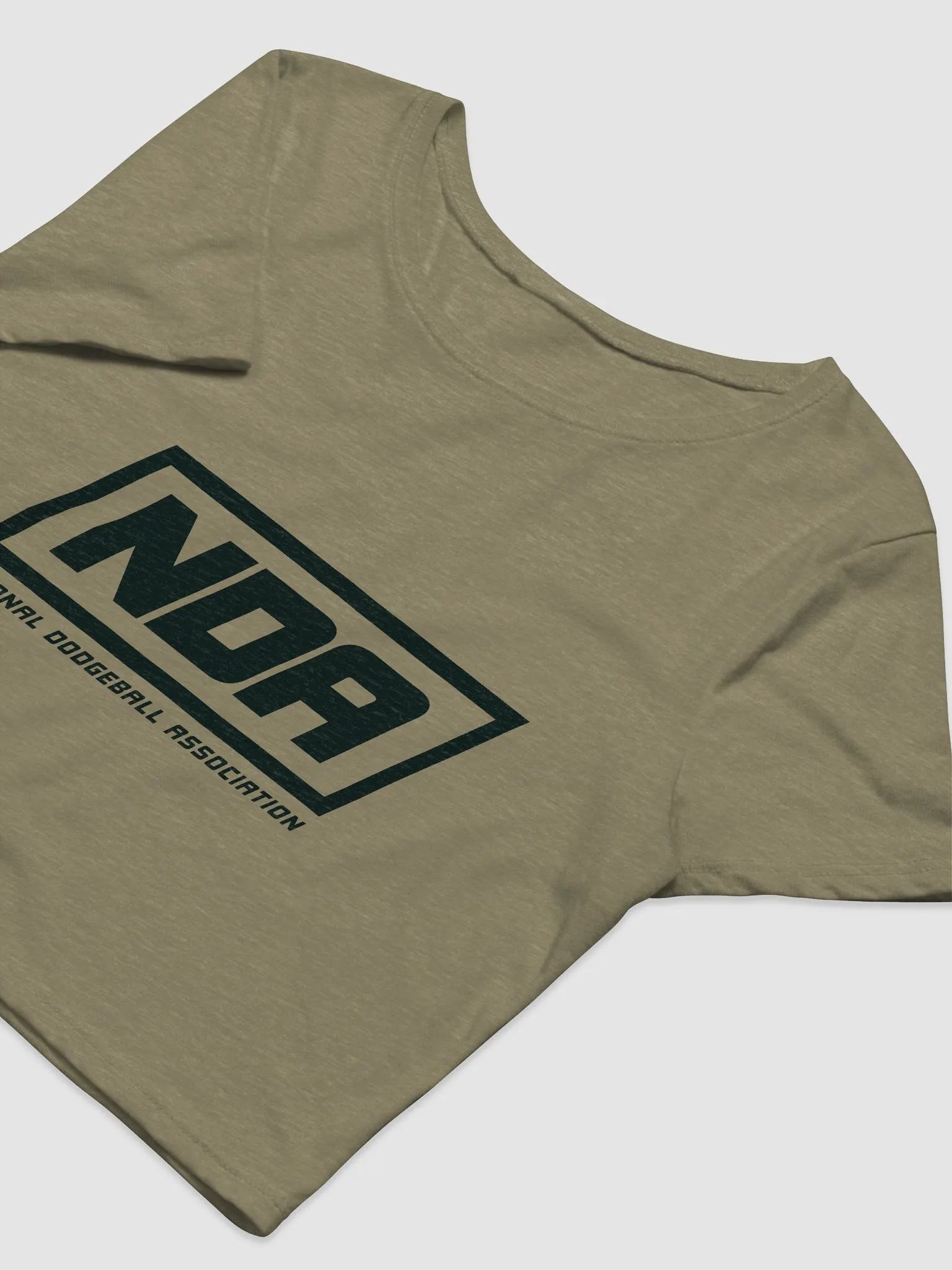 National Dodgeball Association Crop Top (Dark) product image (10)