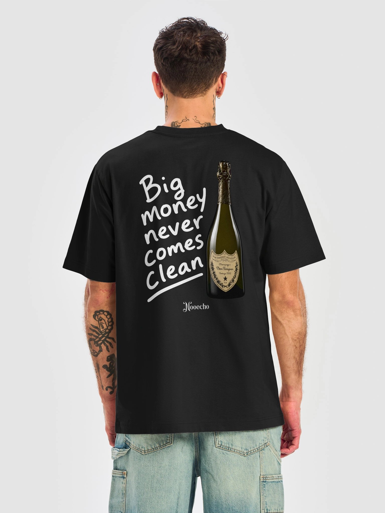 Big Money Never Comes Clean – Graphic Streetwear T-Shirt product image (2)