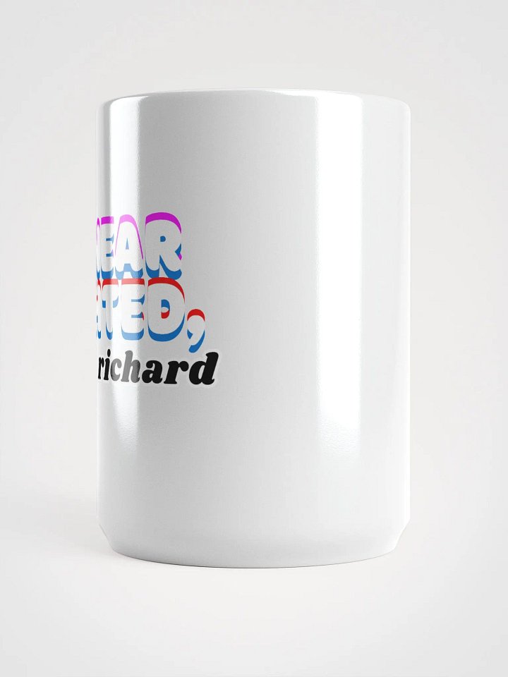 I'M NEARSIGHTED, RICHARD white glossy mug product image (2)