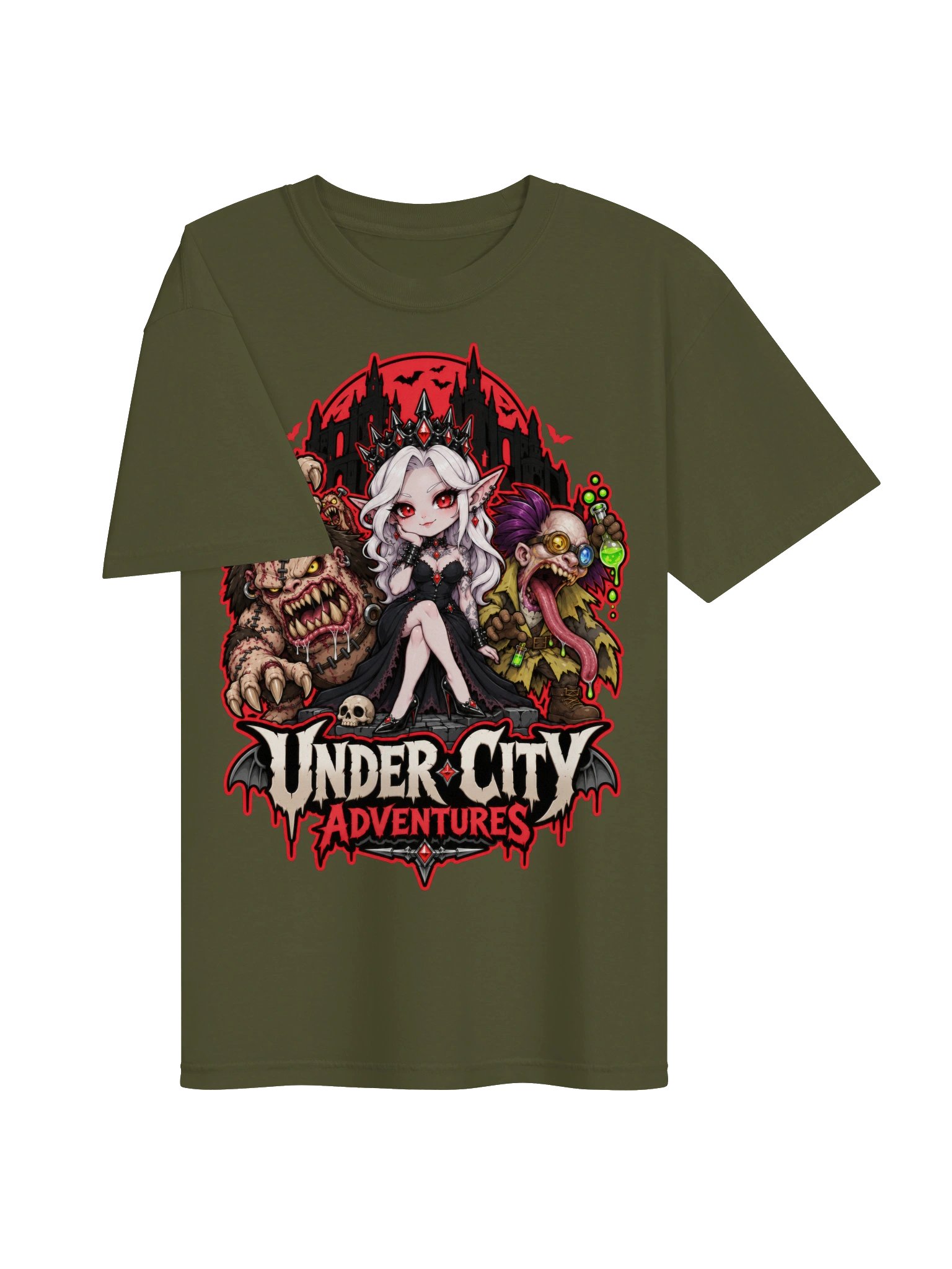 LAFFPRO UNDERCITY ADVENTURES - ANIME STYLE TEE product image (11)