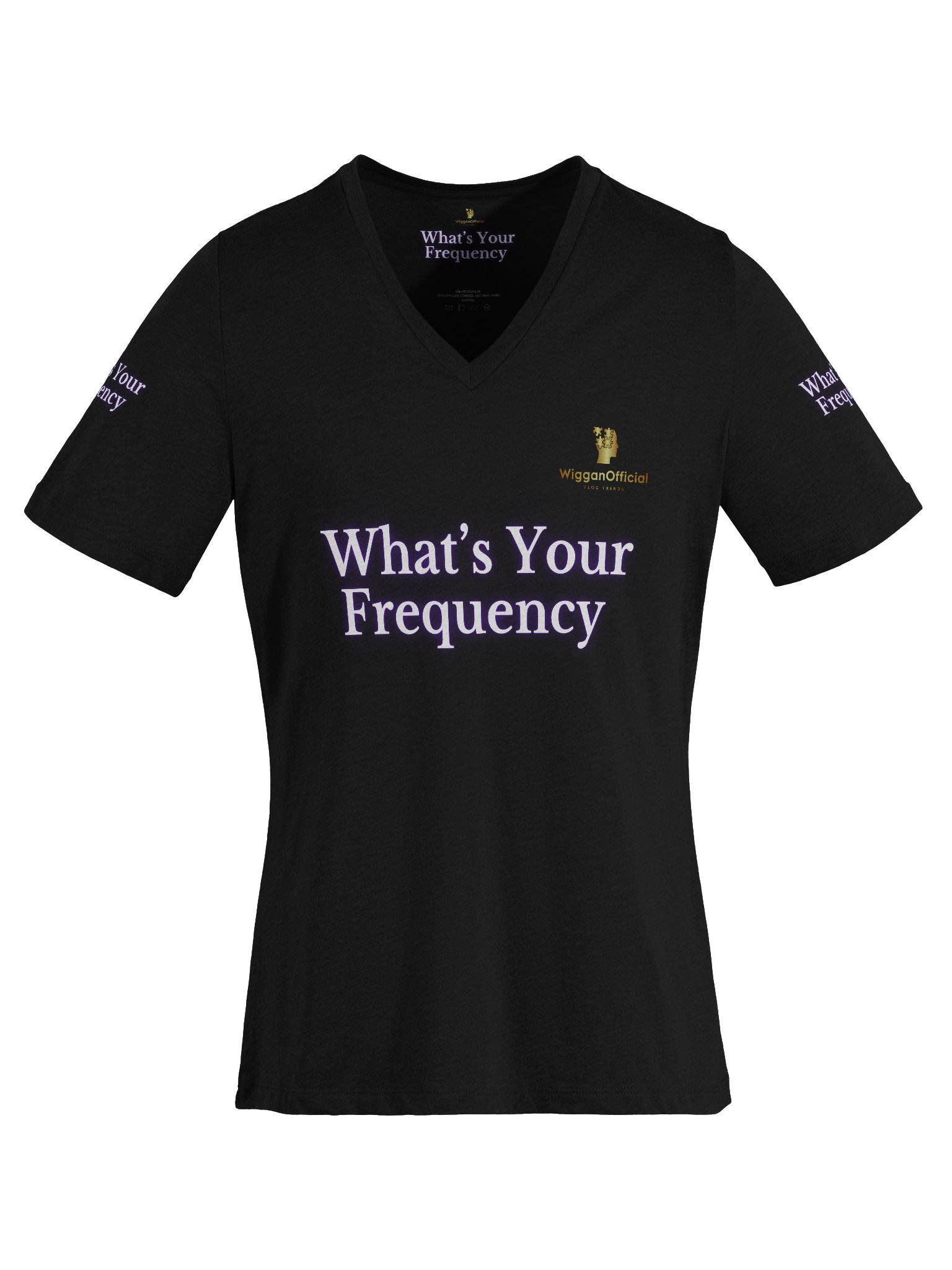 WigganOfficial Frequency Women's Relaxed V-Neck T-Shirt product image (6)