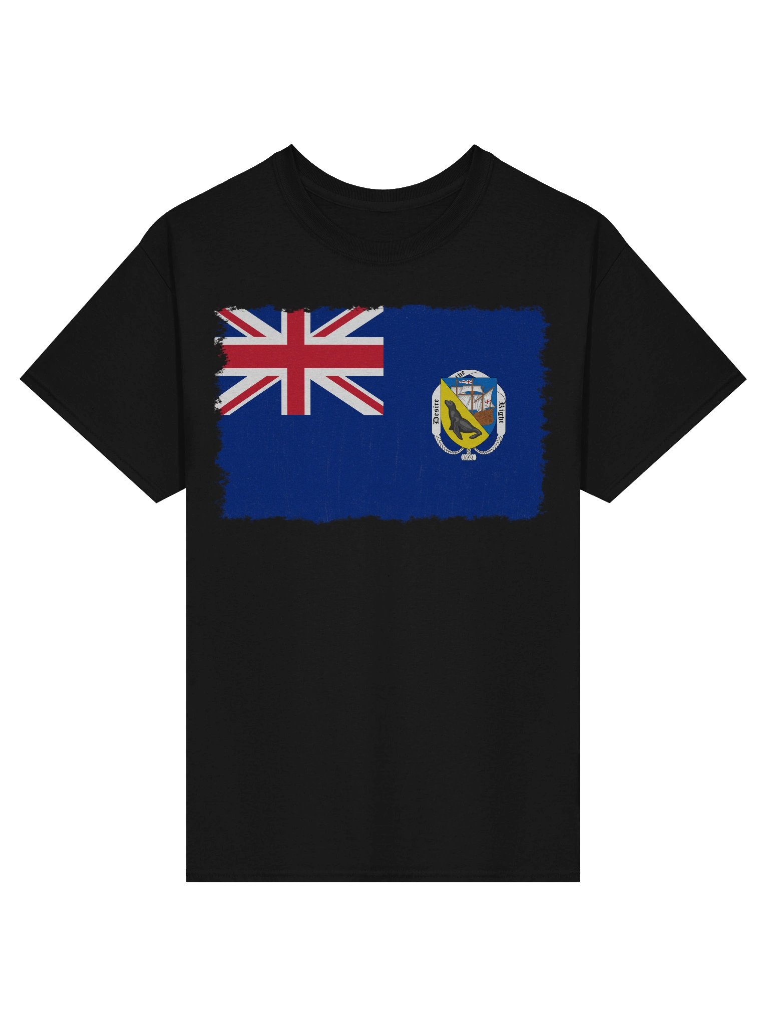 British Falkland Islands Flag (1925 - 1948) Distressed T-Shirt product image (1)