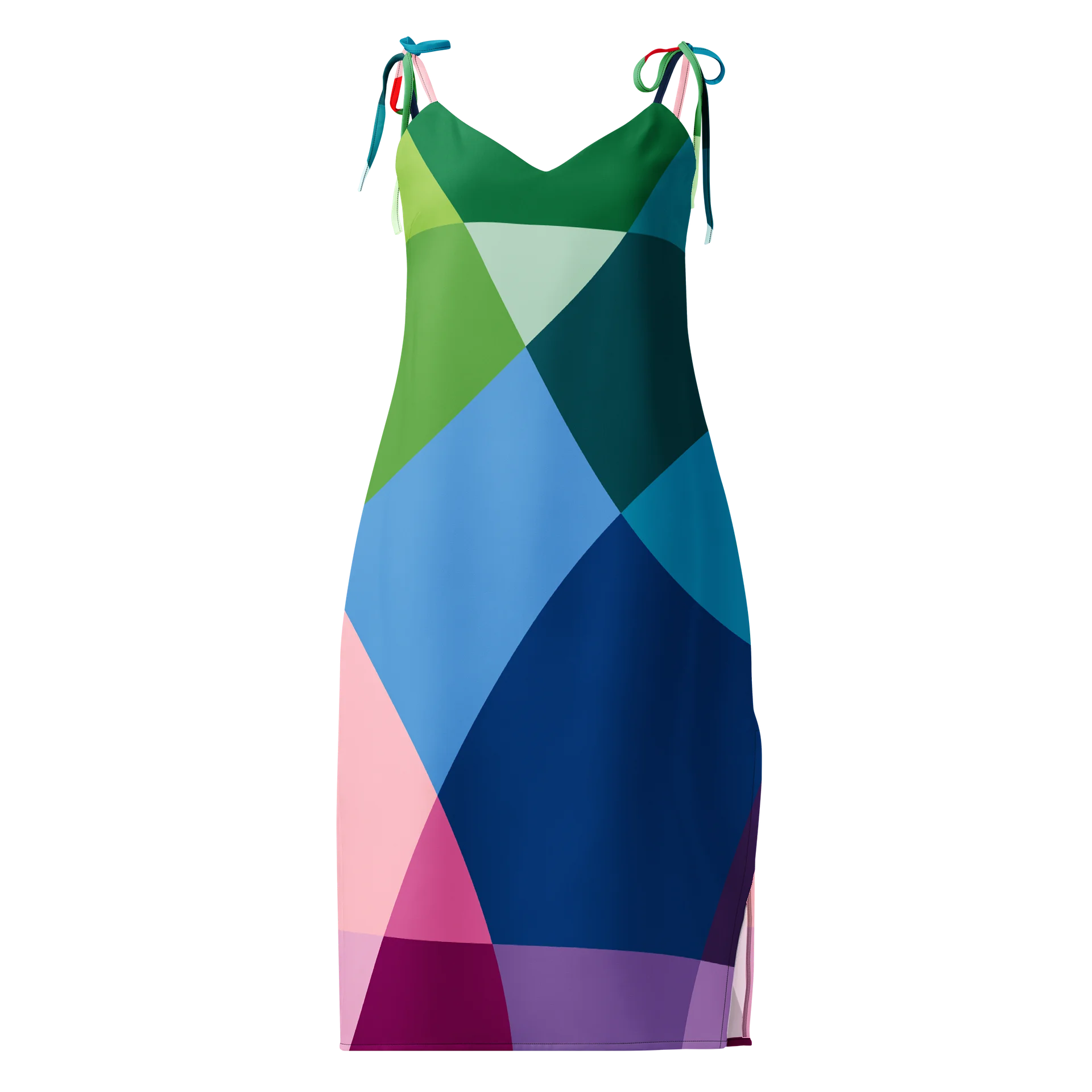 Colorwave Abstract Slip Dress product image (1)