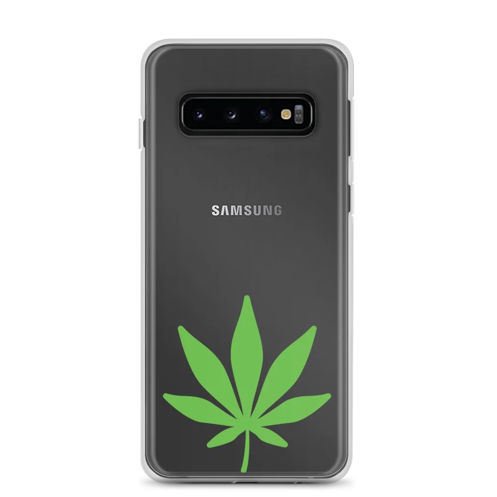 Cannabis Leaf Clear Case for Samsung® product image (1)