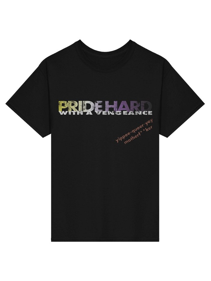 Non-binary "Pride Hard" Tee product image (1)