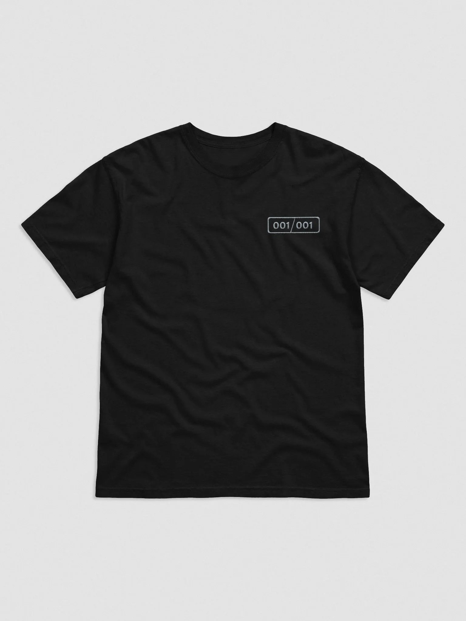 The Black 001/001 shirt product image (1)