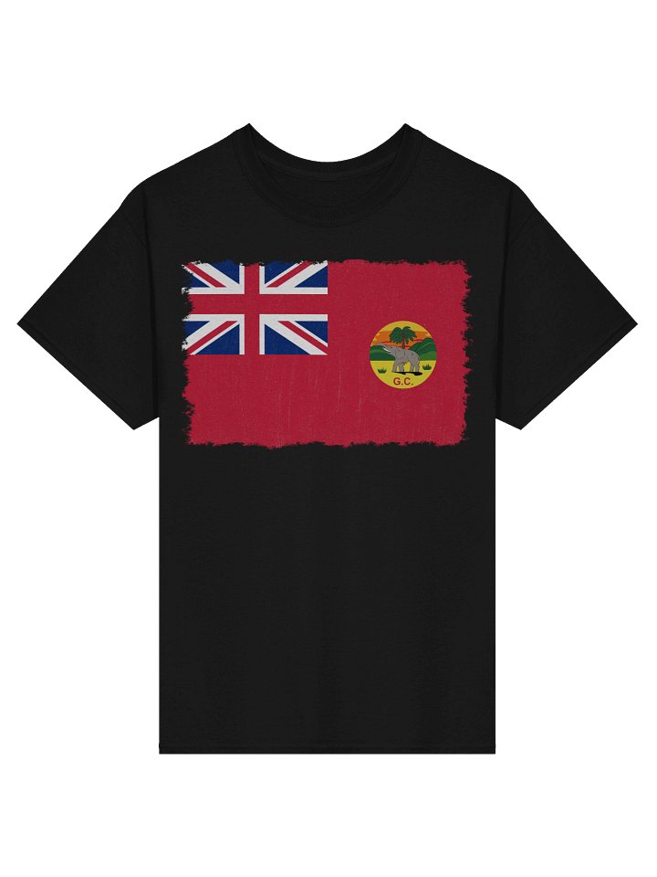 British Gold Coast Red Ensign Flag (1877 - 1957) Distressed T-Shirt product image (1)