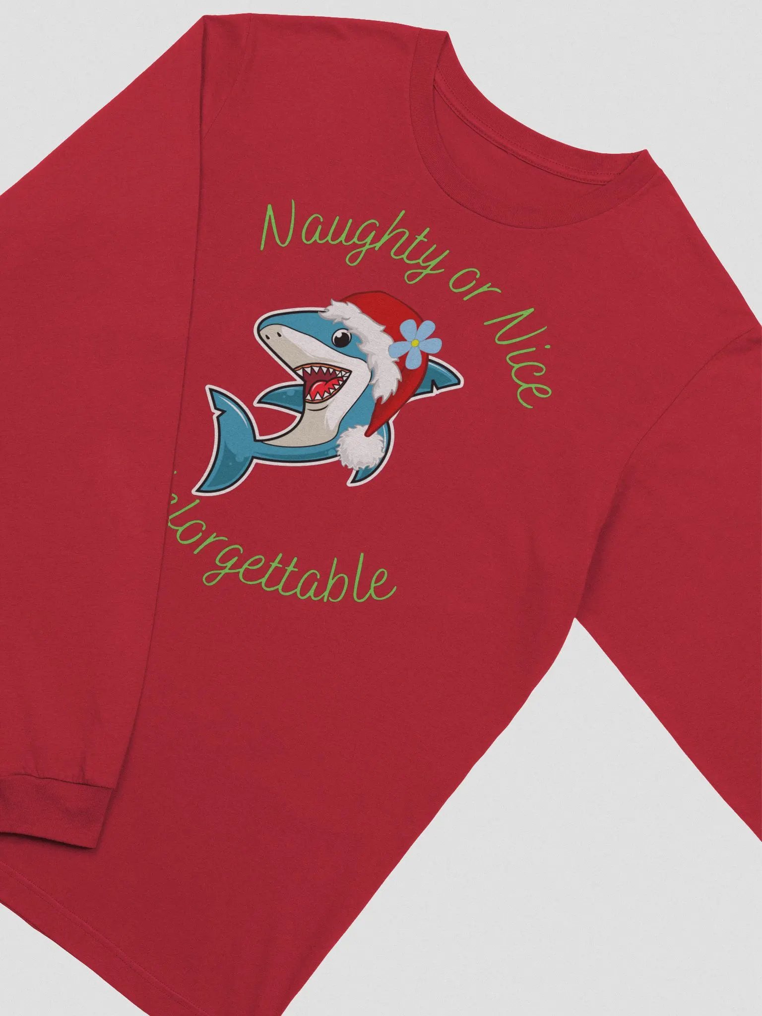 Naughty or Nice Bella+Canvas Supersoft Long Sleeve T-Shirt product image (1)