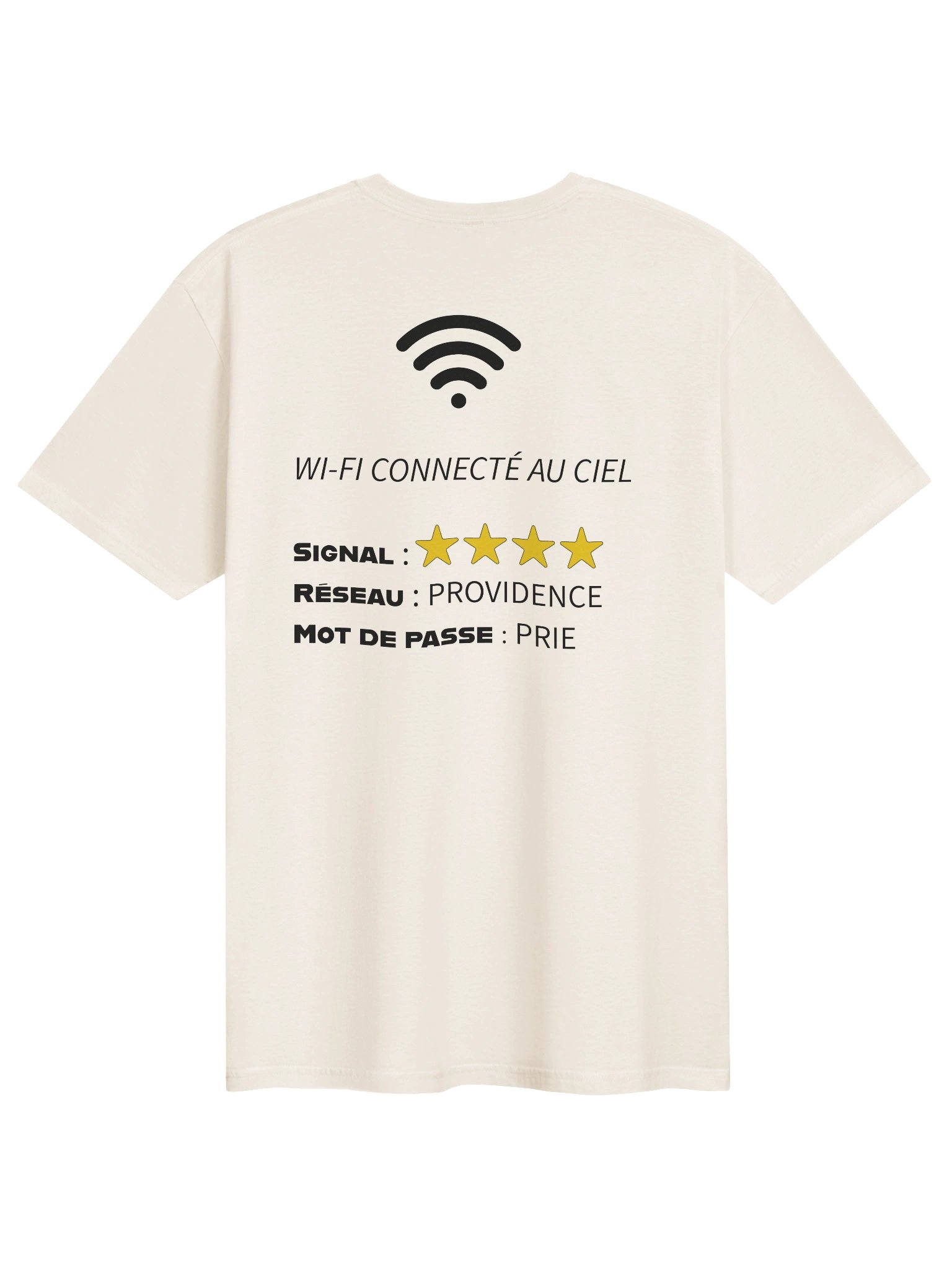 Tee Shirt - Wifi Connecté au Ciel product image (1)
