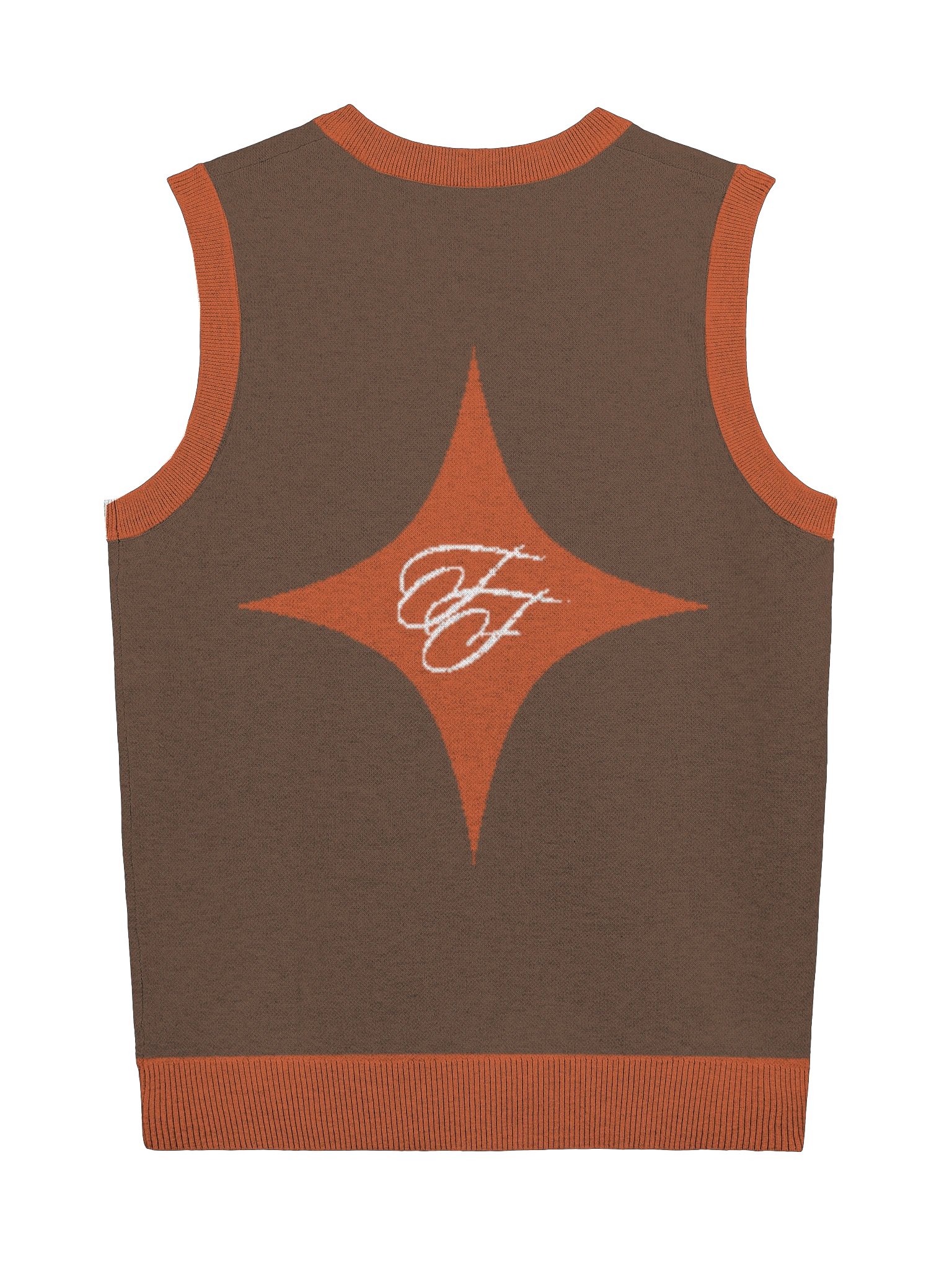 F&F Script Rivalry Knitted V-Neck Vest product image (7)