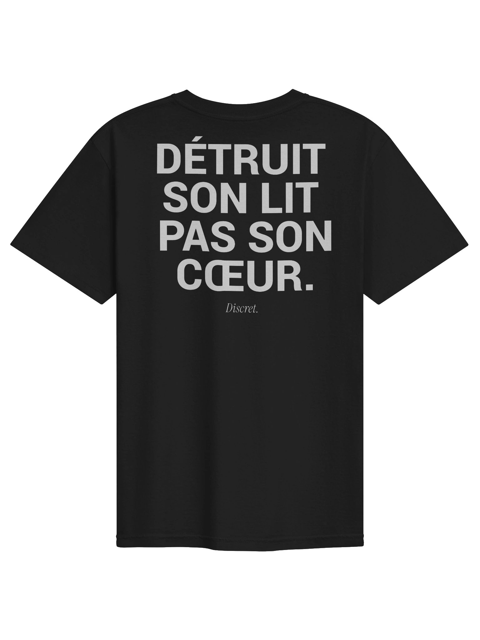 DÉTRUIT SON LIT PAS SON COEUR V2 - 100% Cotton T-shirt product image (1)
