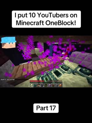 Watch the full video on YouTube! Link in bio #Minecraft #lockdownlife #oneblock #hardcore 